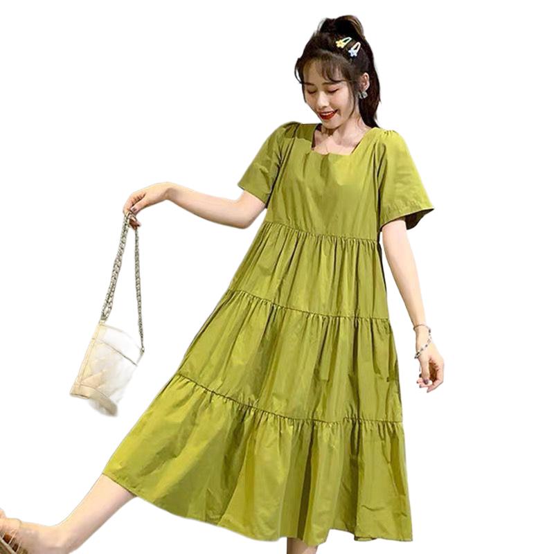 Linen Dress Wrap - 여름 롱 맥시 드레스 여성 캐주얼