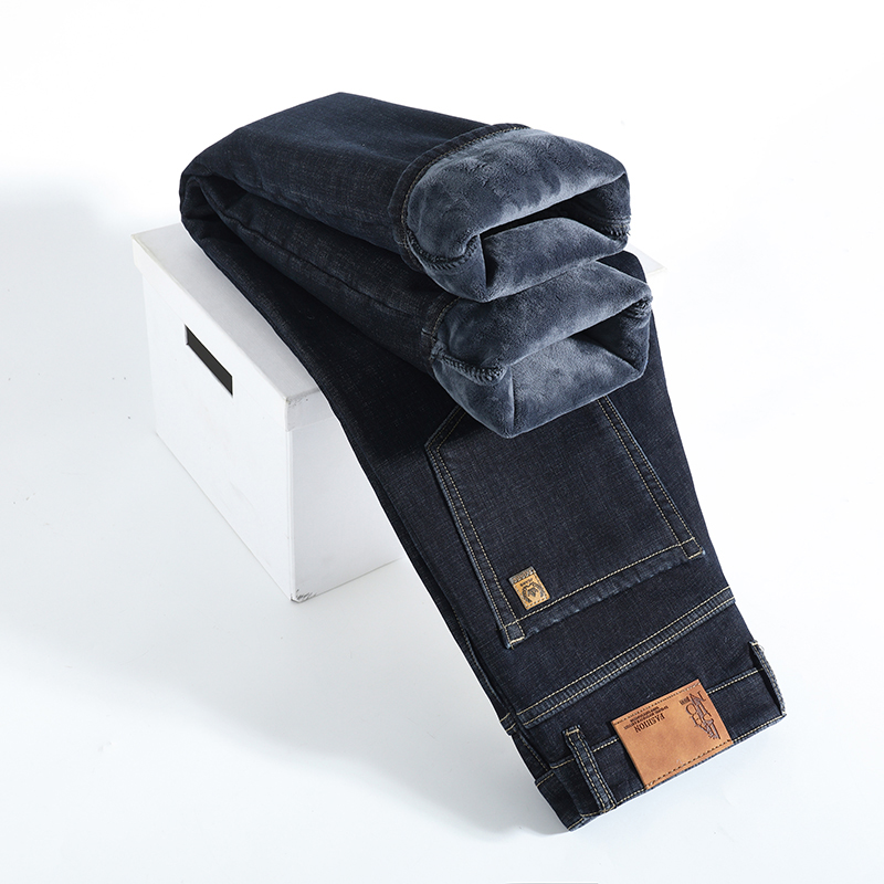 Levis Jeans 501 - 겨울용 따뜻한 플리스 청바지 남성용 두꺼운