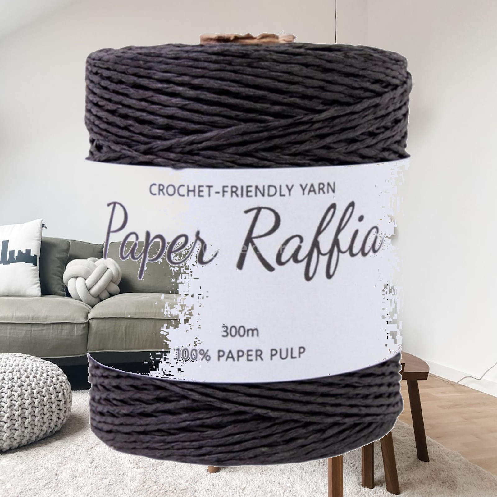 면 라피아 라피아 실 328야드 1.5mm 두께 크로셰 - Crochet Bag Raffia 리뷰 및 가격