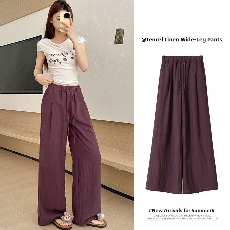 화이트 린넨 팬츠 여성 여름 경량 루즈핏 스트레이트 통 - Linen Pant Wide 리뷰 및 가격